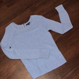 Knit baby blue sweater